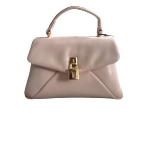 Ted Baker London Poppy To Handle PadlockLeather Satchel in Light Pink